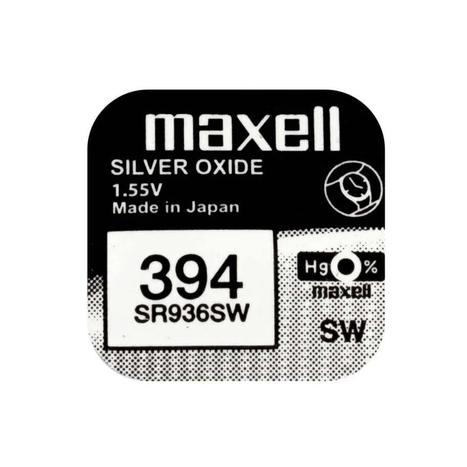 Buttoncell Maxell 394-380 SR936SW SR936W Τεμ. 1 Buttoncell Maxell 394-380 SR936SW SR936W Τεμ. 1