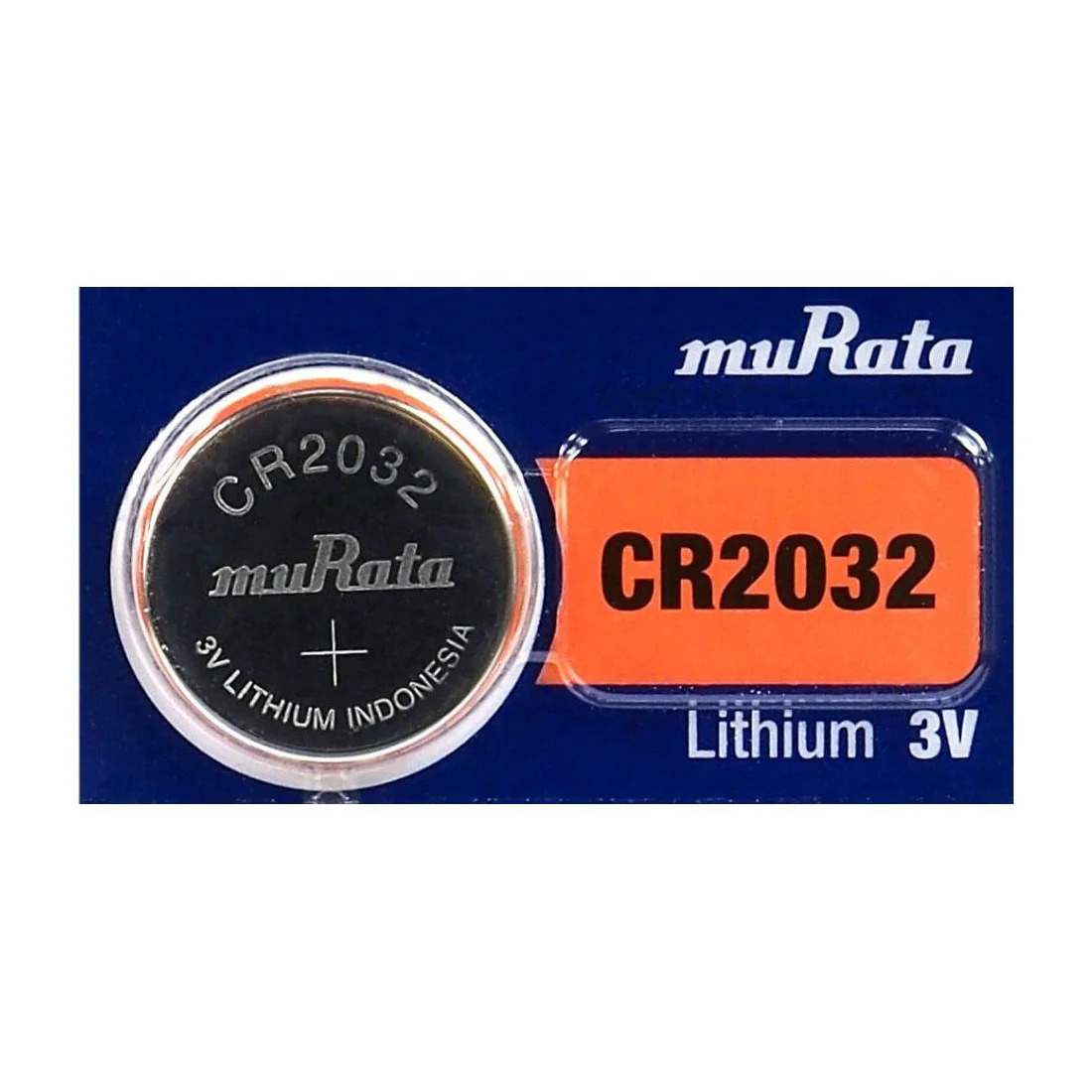 Buttoncell Lithium Murata CR2032 Τεμ. 1 Buttoncell Lithium Murata CR2032 Τεμ. 1