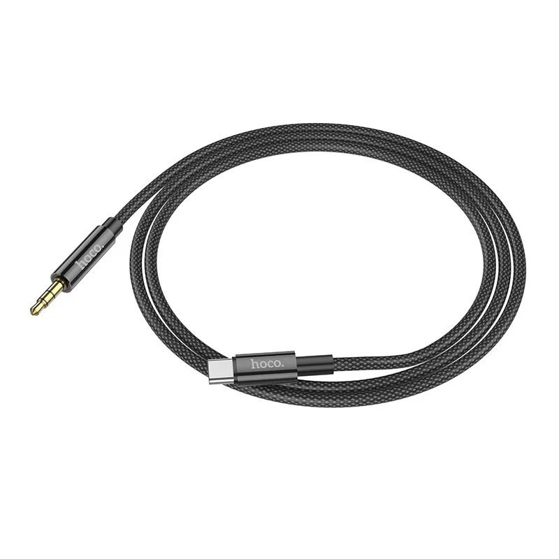 Καλώδιο σύνδεσης Ήχου Hoco UPA19 Braided USB-C Αρσενικό σε 3.5mm Αρσενικό Μαύρο 1m Καλώδιο σύνδεσης Ήχου Hoco UPA19 Braided USB-C Αρσενικό σε 3.5mm Αρσενικό Μαύρο 1m