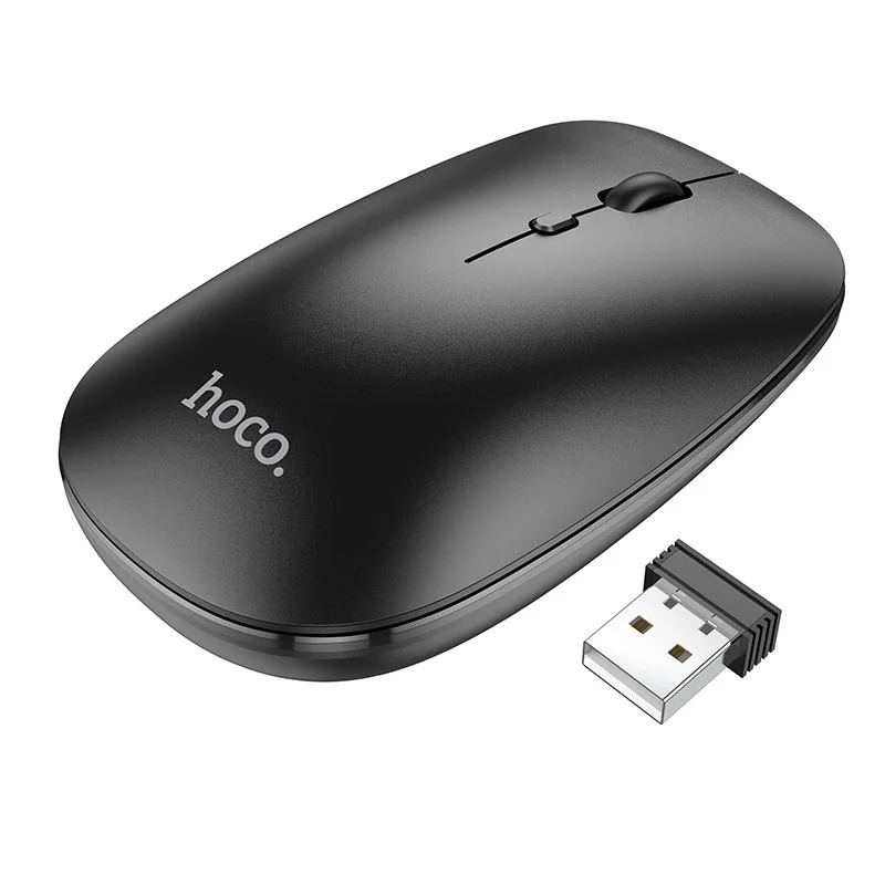 Bluetooth Ποντίκι Hoco GM15 Business Wireless Mouse με 3 Πλήκτρα Μαύρο DPI 800-1200-1600 Bluetooth Ποντίκι Hoco GM15 Business Wireless Mouse με 3 Πλήκτρα Μαύρο DPI 800-1200-1600