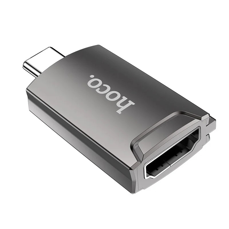 Αντάπτορας Hoco UA19 USB-C σε HDMI 4K 30Hz (3840*2160P) Θηλυκό Γκρι Αντάπτορας Hoco UA19 USB-C σε HDMI 4K 30Hz (3840*2160P) Θηλυκό Γκρι