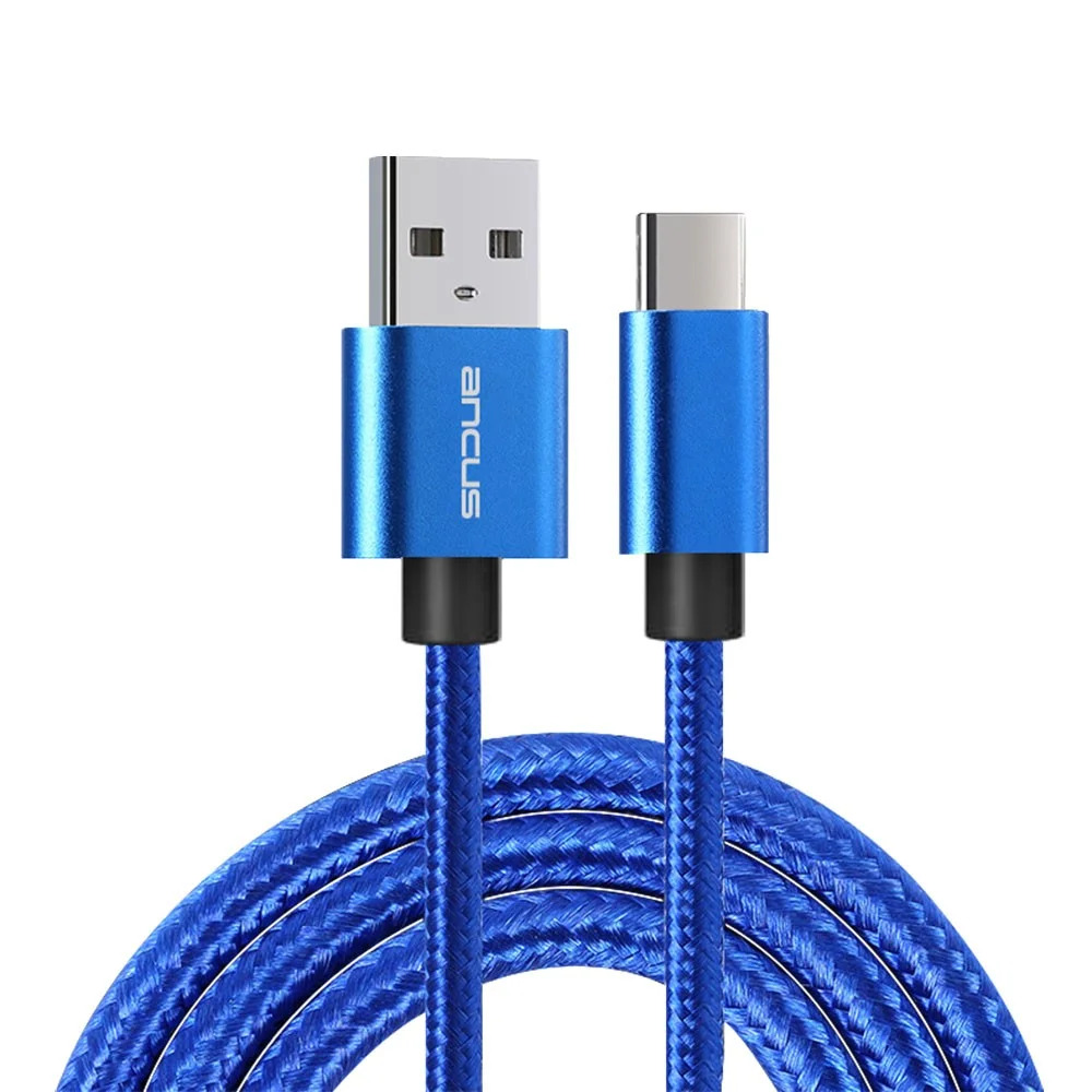Καλώδιο Σύνδεσης και Φόρτισης Ancus Flow Plus E54 USB σε USB-C 2.0A και Braided Καλώδιο Μπλέ 1m Με 5 Χρονια Εγγύηση Καλώδιο Σύνδεσης και Φόρτισης Ancus Flow Plus E54 USB σε USB-C 2.0A και Braided Καλώδιο Μπλέ 1m Με 5 Χρονια Εγγύηση