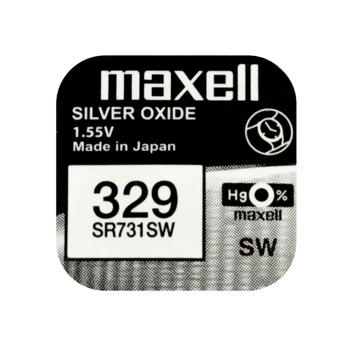 Buttoncell Maxell 329 SR731SW Τεμ. 1 Buttoncell Maxell 329 SR731SW Τεμ. 1