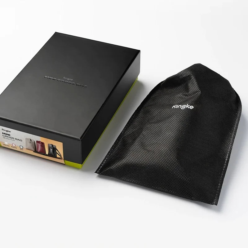 Ringke Mini Cross Bag Δερμάτινη Μαύρο Ringke Mini Cross Bag Δερμάτινη Μαύρο