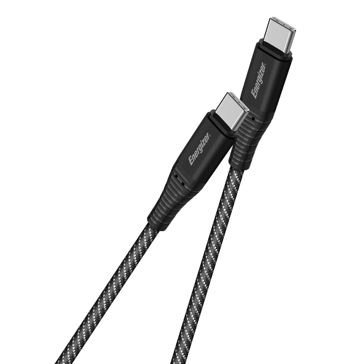 Καλώδιο σύνδεσης Energizer Metal & Nylon Cable USB-C σε USB-C 100W Braided Μαύρο 2m Καλώδιο σύνδεσης Energizer Metal & Nylon Cable USB-C σε USB-C 100W Braided Μαύρο 2m