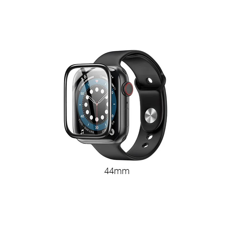 Tempered Glass Hoco A29 0.33mm 9H 3D Hot bending 44mm για iWatch Series4/5/6/SE Μαύρο Tempered Glass Hoco A29 0.33mm 9H 3D Hot bending 44mm για iWatch Series4/5/6/SE Μαύρο