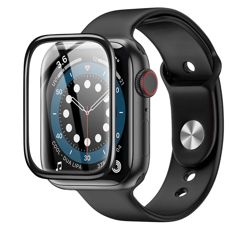 Tempered Glass Hoco A29 0.33mm 9H 3D Hot bending 44mm για iWatch Series4/5/6/SE Μαύρο Tempered Glass Hoco A29 0.33mm 9H 3D Hot bending 44mm για iWatch Series4/5/6/SE Μαύρο