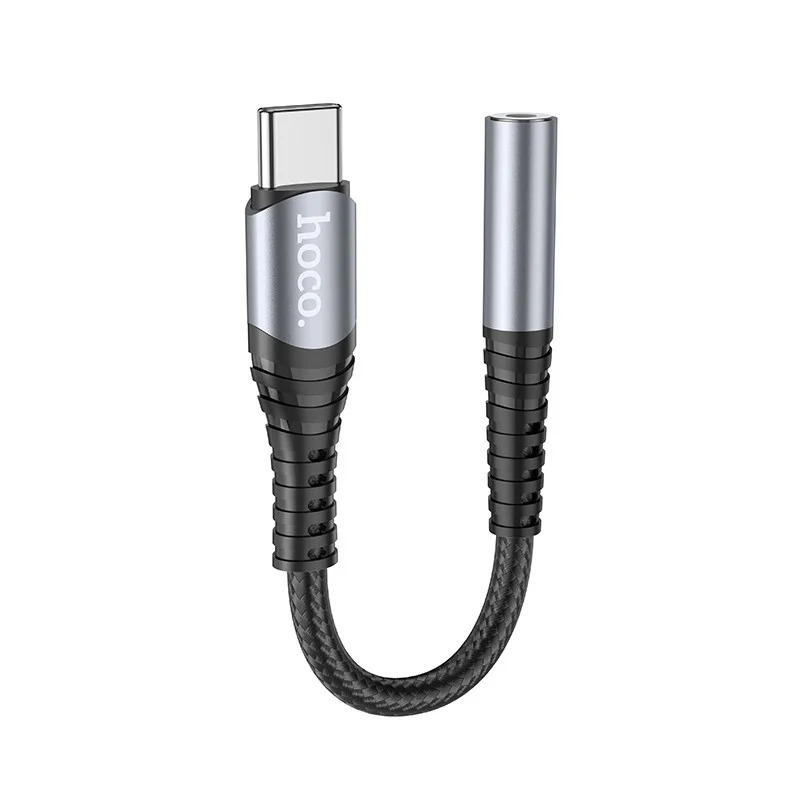 Αντάπτορας Hoco LS33 USB-C σε 3.5mm Θηλυκό Μεταλλικό Γκρί Συμβατό με όλες τις Συσκευές Αντάπτορας Hoco LS33 USB-C σε 3.5mm Θηλυκό Μεταλλικό Γκρί Συμβατό με όλες τις Συσκευές
