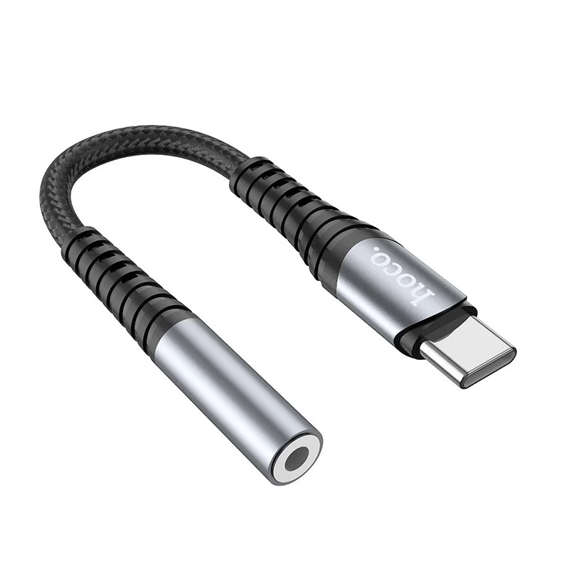 Αντάπτορας Hoco LS33 USB-C σε 3.5mm Θηλυκό Μεταλλικό Γκρί Συμβατό με όλες τις Συσκευές Αντάπτορας Hoco LS33 USB-C σε 3.5mm Θηλυκό Μεταλλικό Γκρί Συμβατό με όλες τις Συσκευές