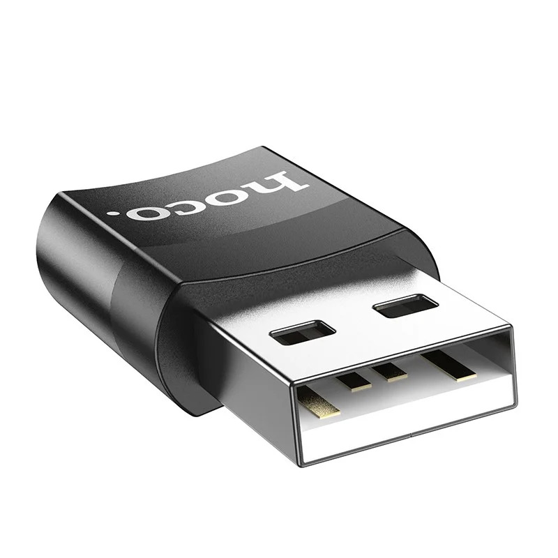 Αντάπτορας Hoco UA17 USB 3.0 σε USB-C με Λειτουργία OTG και Δυνατότητα Φόρτισης 2A/3A 60W Μαύρο Αντάπτορας Hoco UA17 USB 3.0 σε USB-C με Λειτουργία OTG και Δυνατότητα Φόρτισης 2A/3A 60W Μαύρο