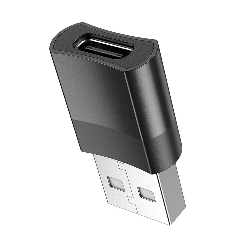 Αντάπτορας Hoco UA17 USB 3.0 σε USB-C με Λειτουργία OTG και Δυνατότητα Φόρτισης 2A/3A 60W Μαύρο Αντάπτορας Hoco UA17 USB 3.0 σε USB-C με Λειτουργία OTG και Δυνατότητα Φόρτισης 2A/3A 60W Μαύρο