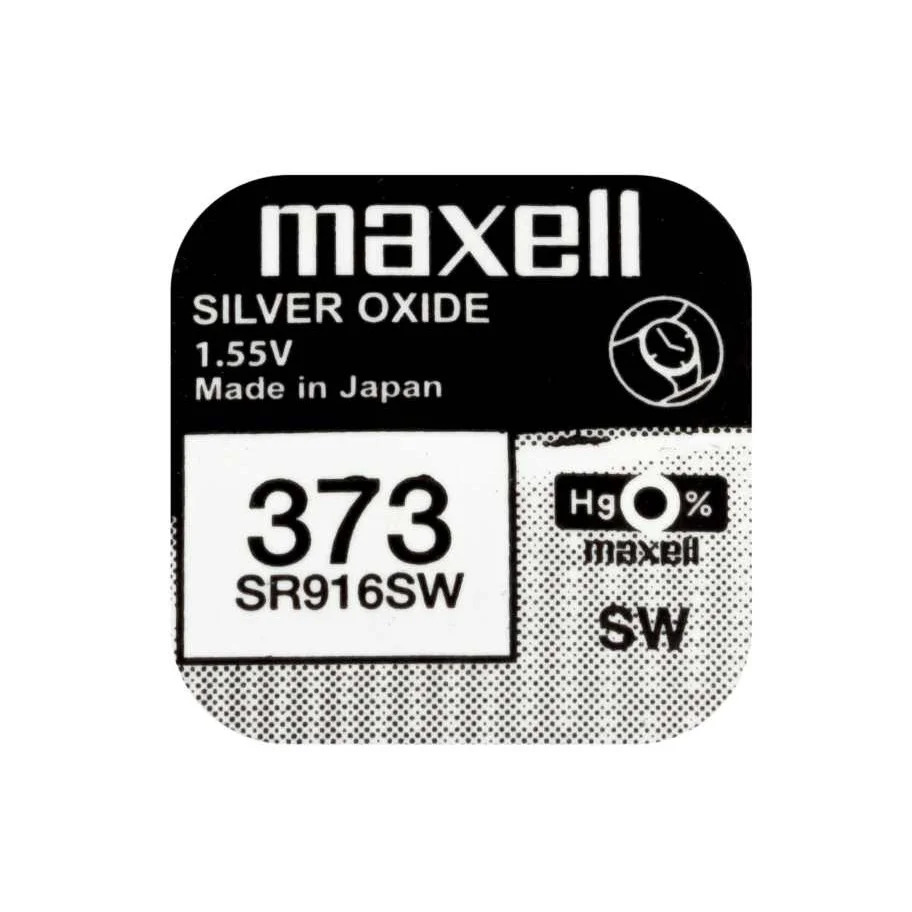 Buttoncell Maxell 373 SR916SW Τεμ. 1 Buttoncell Maxell 373 SR916SW Τεμ. 1