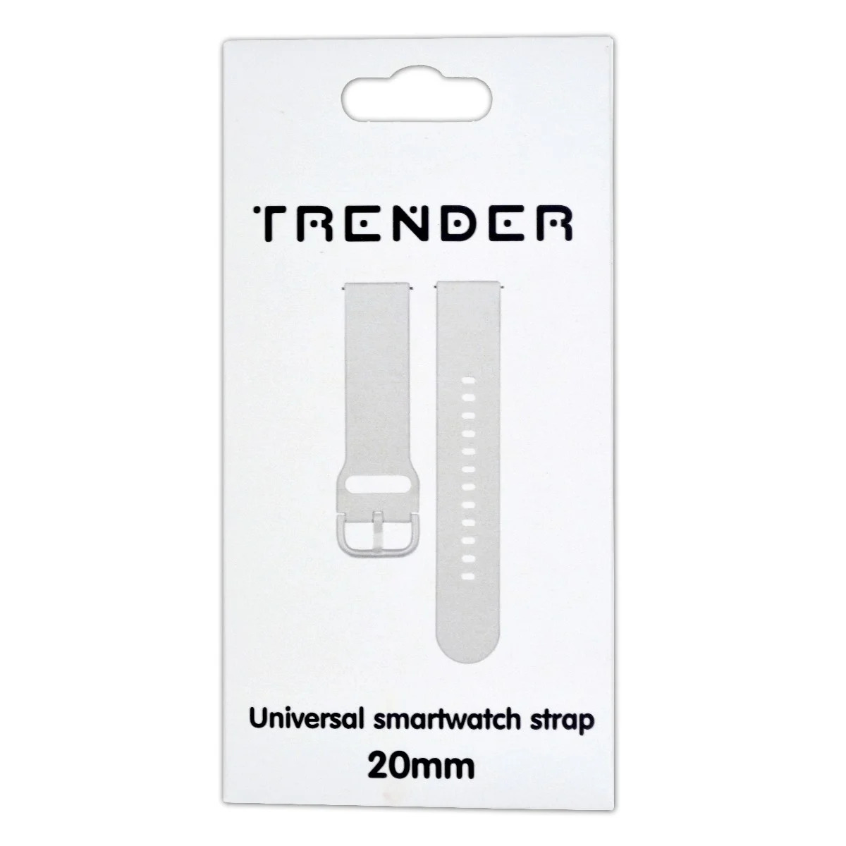 Ανταλλακτικό Λουράκι Trender TR-SP20WH Sport 20mm Λευκό Ανταλλακτικό Λουράκι Trender TR-SP20WH Sport 20mm Λευκό