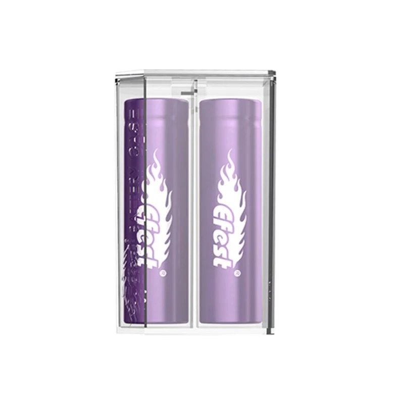 Κουτί Αποθήκευσης Μπαταριών Efest H2 για αποθήκευση έως 2 μπαταριών 18650 Λευκό Κουτί Αποθήκευσης Μπαταριών Efest H2 για αποθήκευση έως 2 μπαταριών 18650 Λευκό