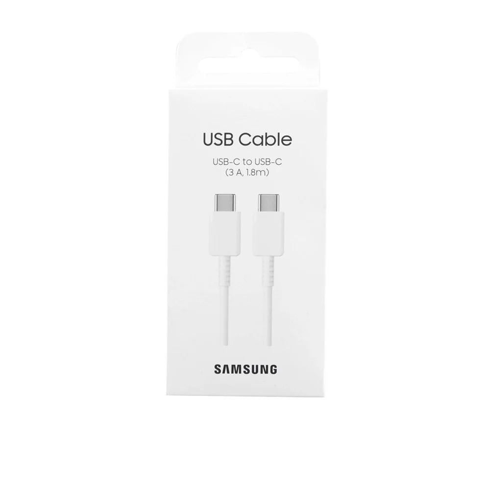 Καλώδιο σύνδεσης Samsung EP-DX310JWEGEU USB-C σε USB-C Λευκό Original 3A 1.8m Καλώδιο σύνδεσης Samsung EP-DX310JWEGEU USB-C σε USB-C Λευκό Original 3A 1.8m