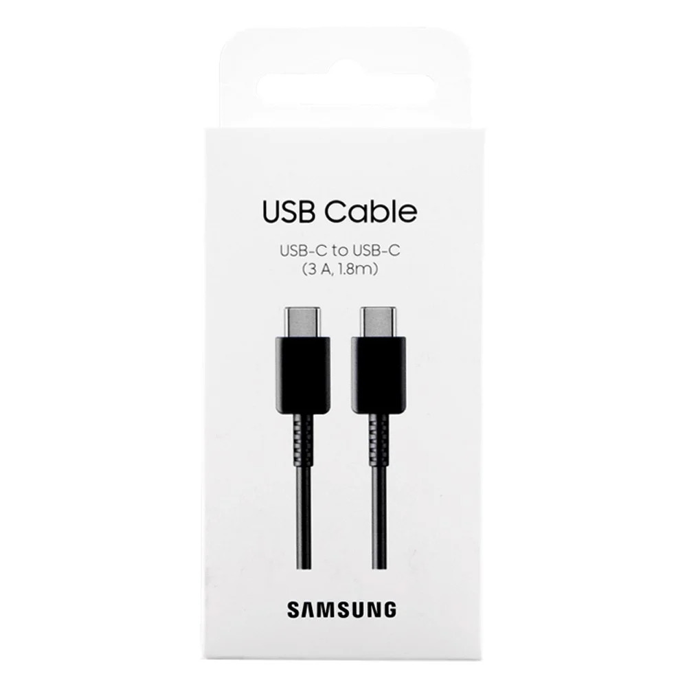 Καλώδιο σύνδεσης Samsung EP-DX310JBEGEU USB-C σε USB-C Μαύρο Original 3A 1.8m Καλώδιο σύνδεσης Samsung EP-DX310JBEGEU USB-C σε USB-C Μαύρο Original 3A 1.8m