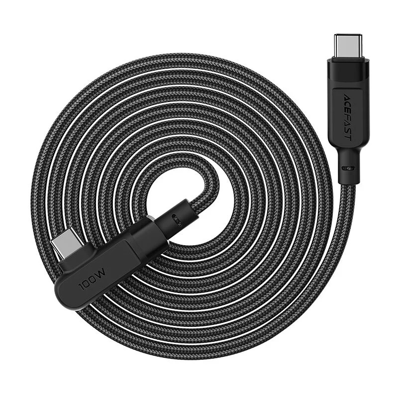 Καλώδιο σύνδεσης Acefast C5-03 Braided USB-C σε USB-C 5A 100W 2m Μαύρο Καλώδιο σύνδεσης Acefast C5-03 Braided USB-C σε USB-C 5A 100W 2m Μαύρο
