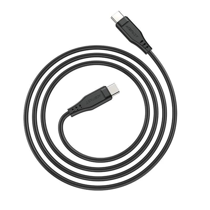 Καλώδιο σύνδεσης Acefast C3-03 USB-C σε USB-C Braided 3A 60W 1.2m Μαύρο Καλώδιο σύνδεσης Acefast C3-03 USB-C σε USB-C Braided 3A 60W 1.2m Μαύρο