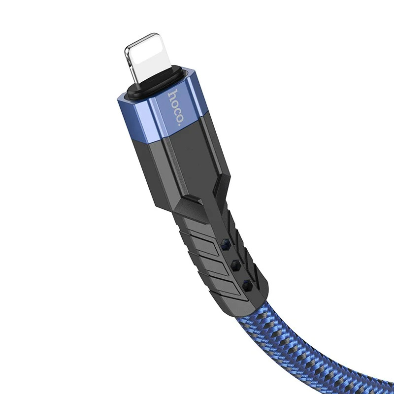 Καλώδιο Σύνδεσης Hoco U110 USB-C σε Lightning Braided PD20W 3A Υψηλής Αντοχής Braided Μπλε 1.2m Καλώδιο Σύνδεσης Hoco U110 USB-C σε Lightning Braided PD20W 3A Υψηλής Αντοχής Braided Μπλε 1.2m
