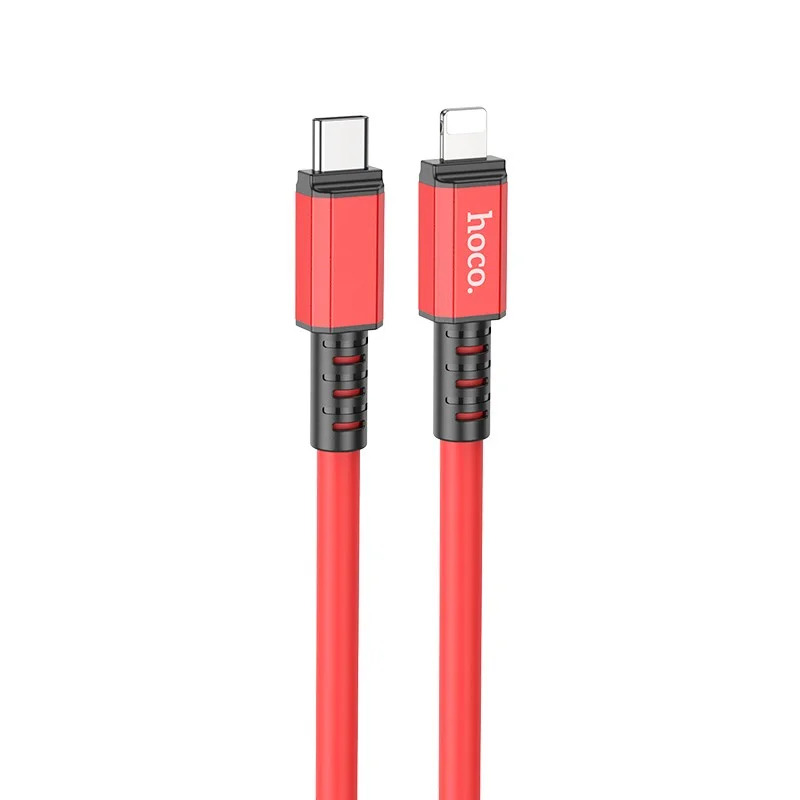 Καλώδιο Σύνδεσης Hoco X85 Strength USB-C σε Lightning PD20W Υψηλής Αντοχής Braided Κόκκινο 1m Καλώδιο Σύνδεσης Hoco X85 Strength USB-C σε Lightning PD20W Υψηλής Αντοχής Braided Κόκκινο 1m