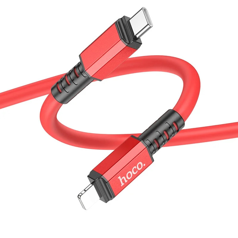 Καλώδιο Σύνδεσης Hoco X85 Strength USB-C σε Lightning PD20W Υψηλής Αντοχής Braided Κόκκινο 1m Καλώδιο Σύνδεσης Hoco X85 Strength USB-C σε Lightning PD20W Υψηλής Αντοχής Braided Κόκκινο 1m