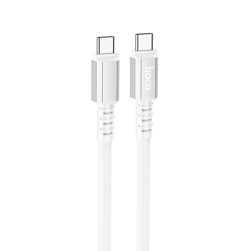 Καλώδιο Σύνδεσης Hoco X85 Strength USB-C σε USB-C 60W 20V/3A Υψηλής Αντοχής Λευκό 1m Καλώδιο Σύνδεσης Hoco X85 Strength USB-C σε USB-C 60W 20V/3A Υψηλής Αντοχής Λευκό 1m
