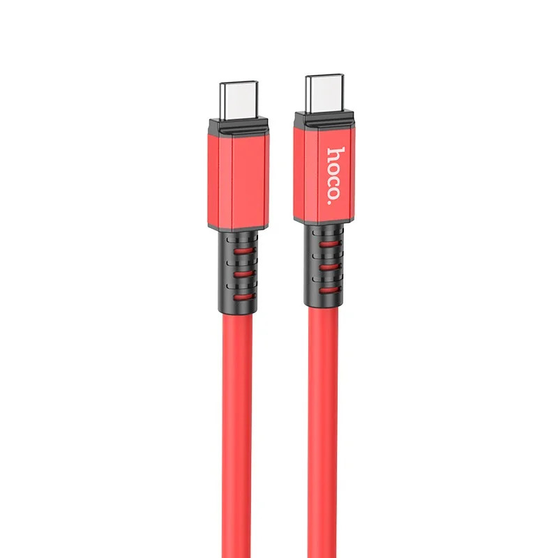 Καλώδιο Hoco X85 Strength USB-C σε USB-C 60W 20V/3A Υψηλής Αντοχής Κόκκινο 1.2m Καλώδιο Hoco X85 Strength USB-C σε USB-C 60W 20V/3A Υψηλής Αντοχής Κόκκινο 1.2m