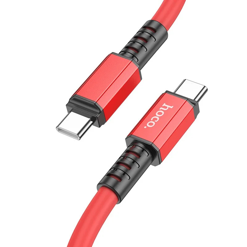 Καλώδιο Hoco X85 Strength USB-C σε USB-C 60W 20V/3A Υψηλής Αντοχής Κόκκινο 1.2m Καλώδιο Hoco X85 Strength USB-C σε USB-C 60W 20V/3A Υψηλής Αντοχής Κόκκινο 1.2m