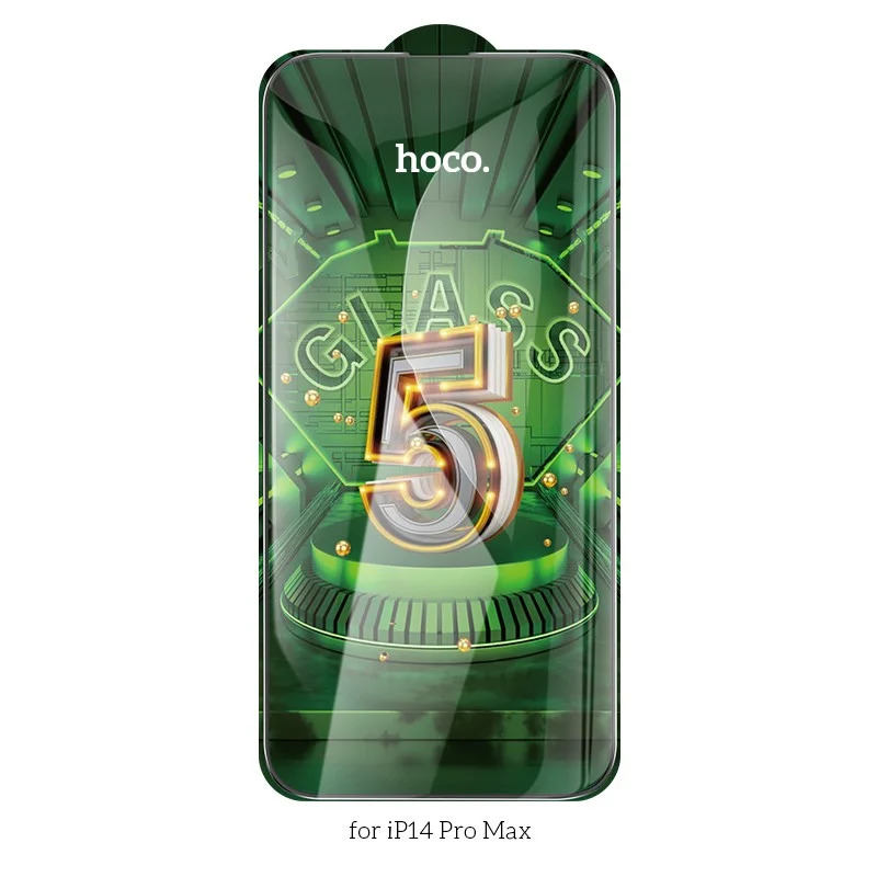 Tempered Glass Hoco G12 5D Full Screen Large Arc Edges Protection 9H για Apple iPhone 14 Pro Max Σετ 25τεμ. Tempered Glass Hoco G12 5D Full Screen Large Arc Edges Protection 9H για Apple iPhone 14 Pro Max Σετ 25τεμ.