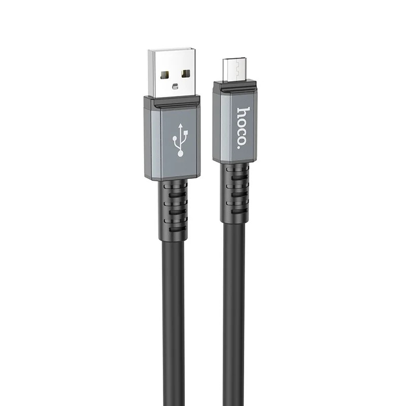 Καλώδιο Σύνδεσης Hoco X85 Strength USB σε Micro-USB 2.4A Υψηλής Αντοχής Μαύρο 1m Καλώδιο Σύνδεσης Hoco X85 Strength USB σε Micro-USB 2.4A Υψηλής Αντοχής Μαύρο 1m