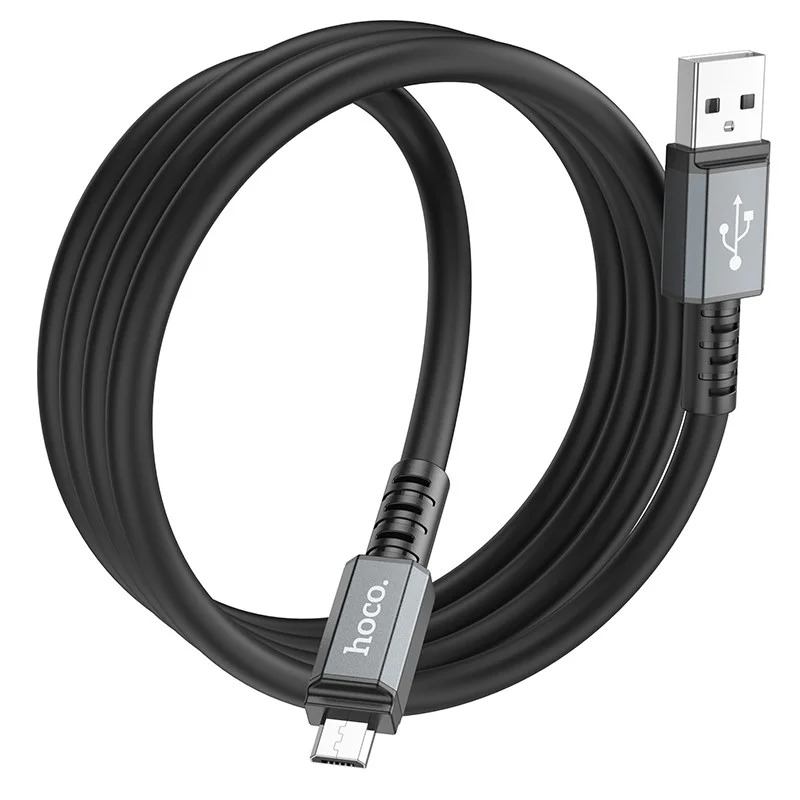 Καλώδιο Σύνδεσης Hoco X85 Strength USB σε Micro-USB 2.4A Υψηλής Αντοχής Μαύρο 1m Καλώδιο Σύνδεσης Hoco X85 Strength USB σε Micro-USB 2.4A Υψηλής Αντοχής Μαύρο 1m