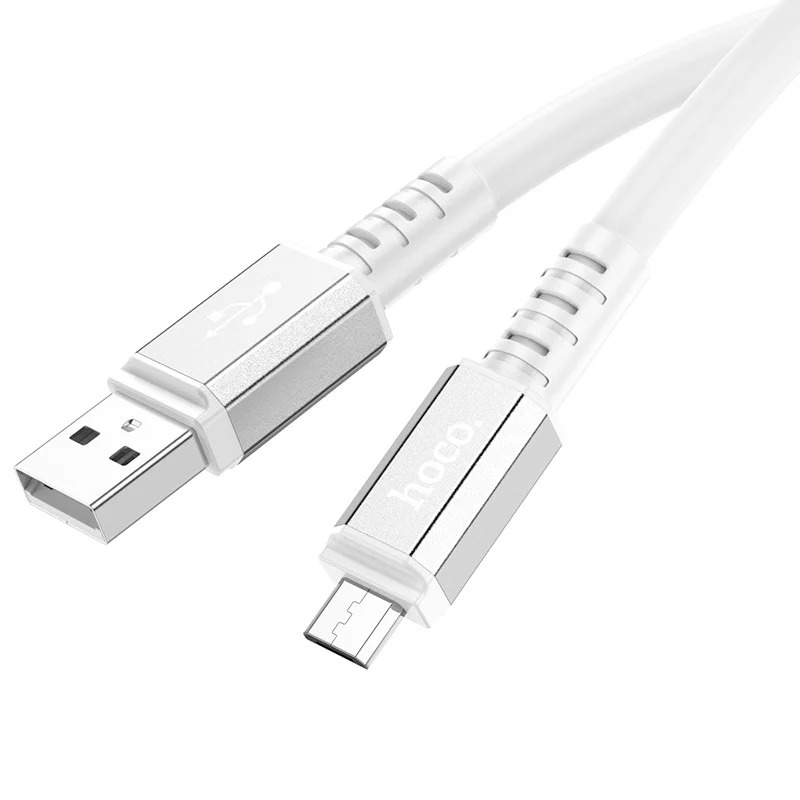 Καλώδιο Σύνδεσης Hoco X85 Strength USB σε Micro-USB 2.4A Υψηλής Αντοχής Λευκό 1m Καλώδιο Σύνδεσης Hoco X85 Strength USB σε Micro-USB 2.4A Υψηλής Αντοχής Λευκό 1m