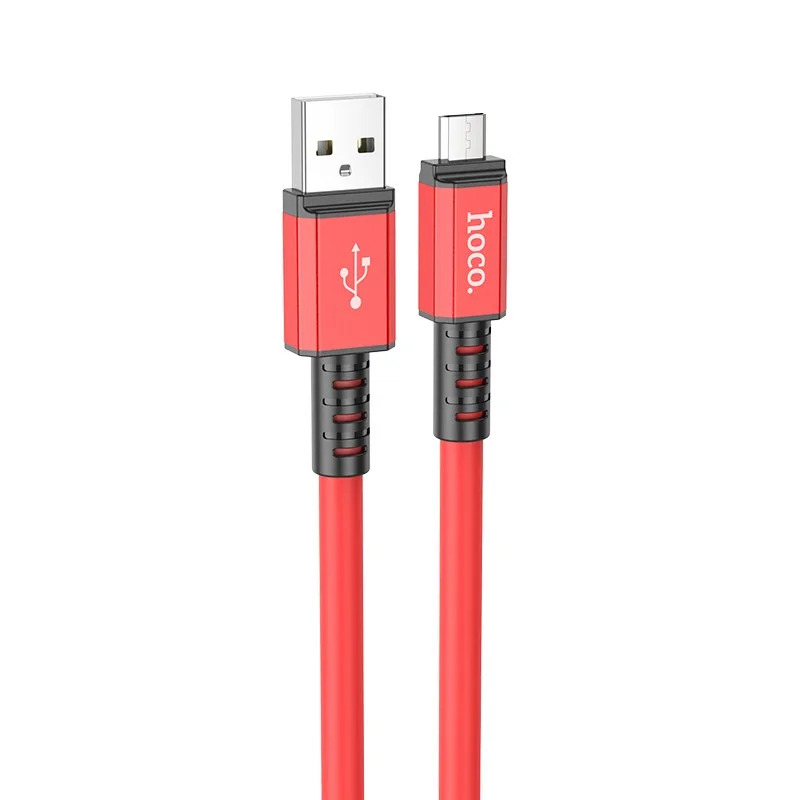Καλώδιο Σύνδεσης Hoco X85 Strength USB σε Micro-USB 2.4A Υψηλής Αντοχής Κόκκινο 1m Καλώδιο Σύνδεσης Hoco X85 Strength USB σε Micro-USB 2.4A Υψηλής Αντοχής Κόκκινο 1m