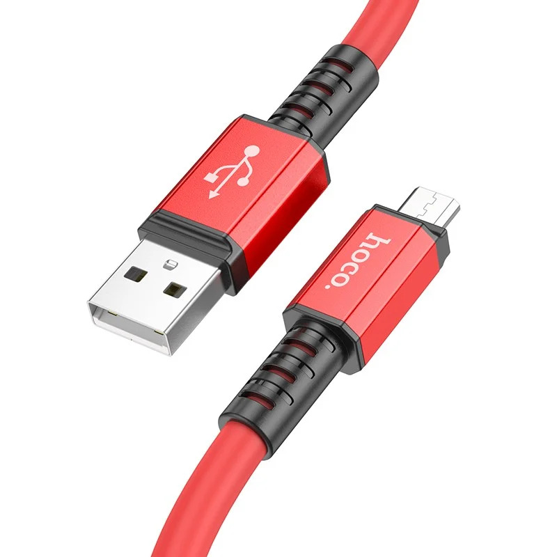 Καλώδιο Σύνδεσης Hoco X85 Strength USB σε Micro-USB 2.4A Υψηλής Αντοχής Κόκκινο 1m Καλώδιο Σύνδεσης Hoco X85 Strength USB σε Micro-USB 2.4A Υψηλής Αντοχής Κόκκινο 1m