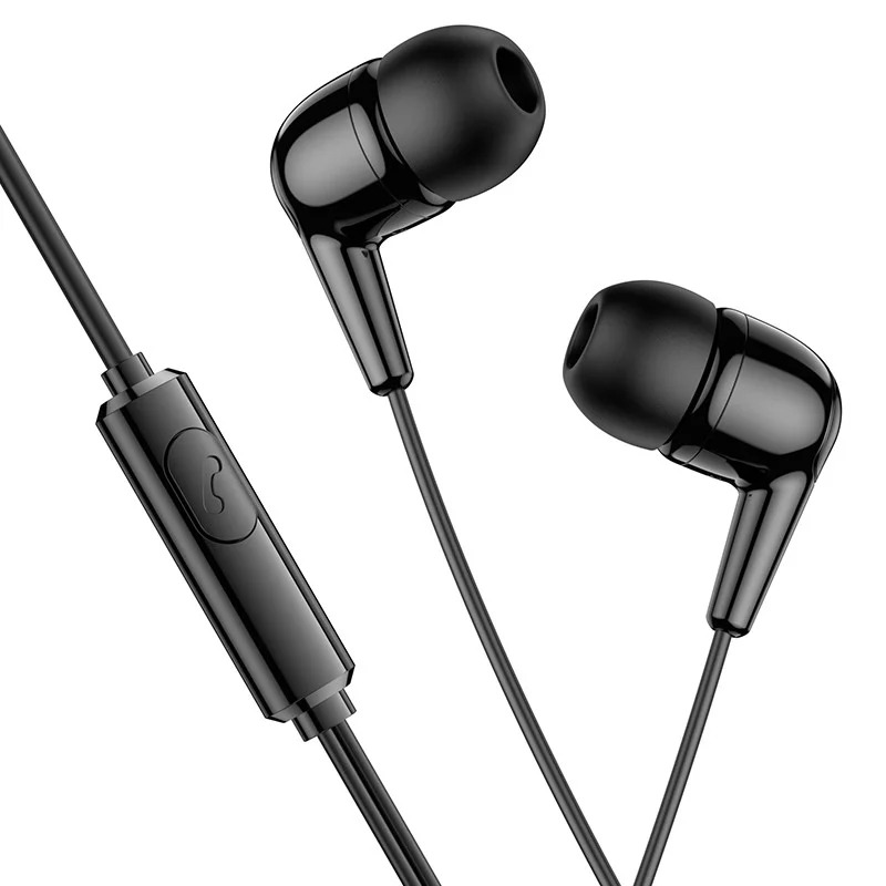 Hands Free Hoco M97 Enjoy Earphones Stereo 3.5mm με Μικρόφωνο και Πλήκτρο Λειτουργίας Μαύρα Hands Free Hoco M97 Enjoy Earphones Stereo 3.5mm με Μικρόφωνο και Πλήκτρο Λειτουργίας Μαύρα