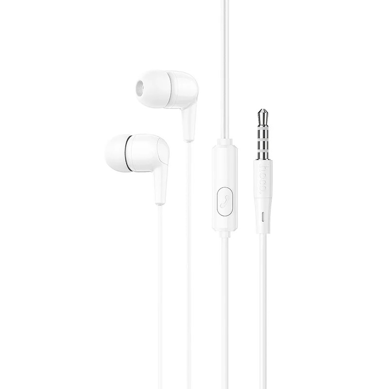 Hands Free Hoco M97 Enjoy Earphones Stereo 3.5mm με Μικρόφωνο και Πλήκτρο Λειτουργίας Λευκά Hands Free Hoco M97 Enjoy Earphones Stereo 3.5mm με Μικρόφωνο και Πλήκτρο Λειτουργίας Λευκά