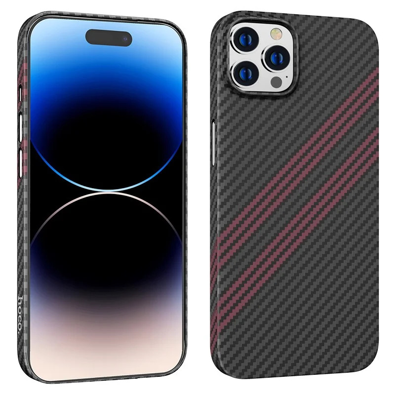 Θήκη Hoco Slim Kevlar Texture για Apple iPhone 14 Pro Max Μαύρο Κόκκινη Θήκη Hoco Slim Kevlar Texture για Apple iPhone 14 Pro Max Μαύρο Κόκκινη