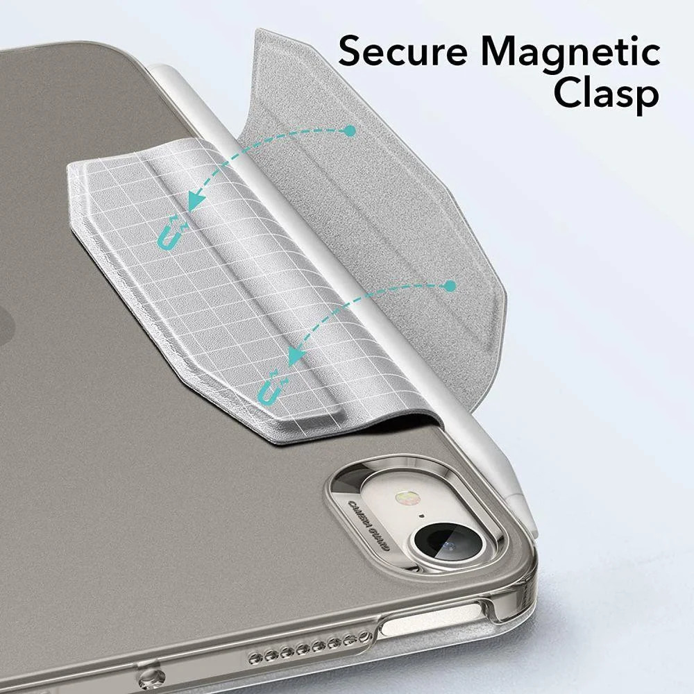 Θήκη Book Ancus Magnetic Three-fold για Apple iPad Mini 6 (2021) Γκρι Θήκη Book Ancus Magnetic Three-fold για Apple iPad Mini 6 (2021) Γκρι