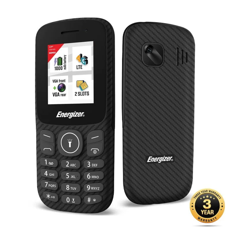 Energizer Energy E130S 4G Dual Sim 1.77" 1000 mAh, Bluetooth, Camera Μαύρο Energizer Energy E130S 4G Dual Sim 1.77" 1000 mAh, Bluetooth, Camera Μαύρο