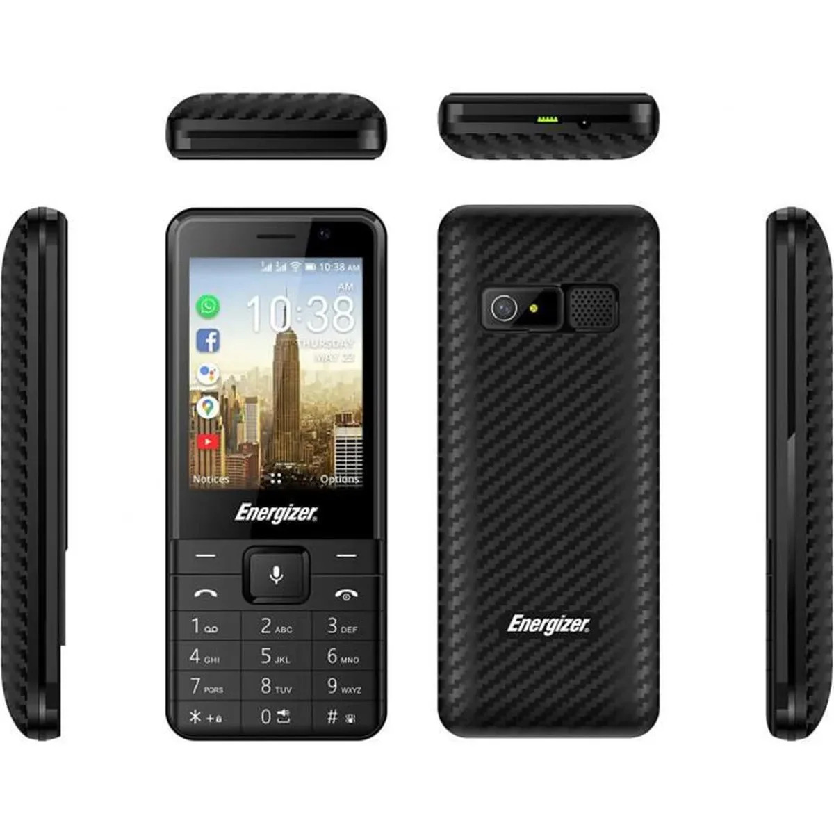 Energizer Energy E280S 512MB/4GB Dual Sim 4G 2.8" KaiOS 3000mAh Bluetooth Camera Μαύρο 3 Χρόνια Εγγύηση Energizer Energy E280S 512MB/4GB Dual Sim 4G 2.8" KaiOS 3000mAh Bluetooth Camera Μαύρο 3 Χρόνια Εγγύηση