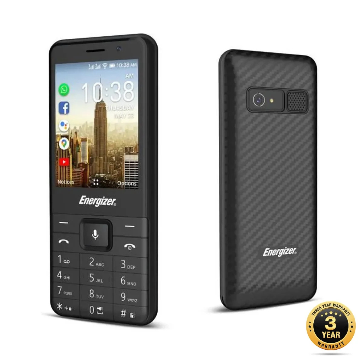 Energizer Energy E280S 512MB/4GB Dual Sim 4G 2.8" KaiOS 3000mAh Bluetooth Camera Μαύρο 3 Χρόνια Εγγύηση Energizer Energy E280S 512MB/4GB Dual Sim 4G 2.8" KaiOS 3000mAh Bluetooth Camera Μαύρο 3 Χρόνια Εγγύηση
