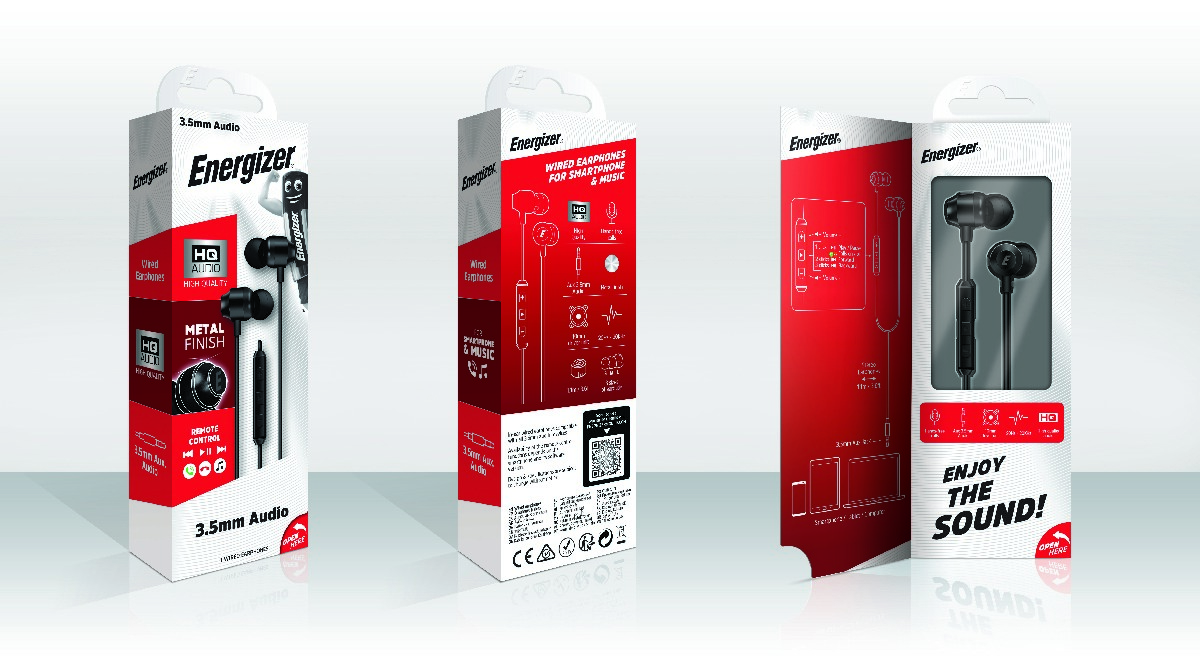 Hands Free Energizer CIA10 Metal Stereo 3.5mm Μαύρα με Μικρόφωνο και Πλήκτρο Πολλαπλών Λειτουργιών 1.2m Hands Free Energizer CIA10 Metal Stereo 3.5mm Μαύρα με Μικρόφωνο και Πλήκτρο Πολλαπλών Λειτουργιών 1.2m