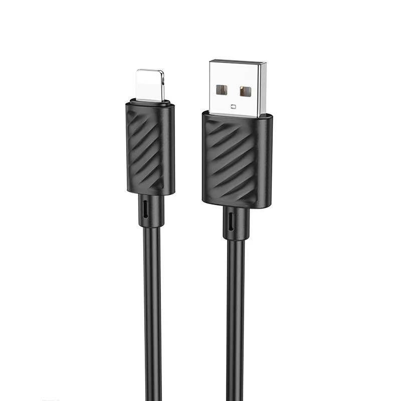 Καλώδιο Hoco X88 USB σε Lightning 2.4A Fast Charging Μαύρο 1m Καλώδιο Hoco X88 USB σε Lightning 2.4A Fast Charging Μαύρο 1m