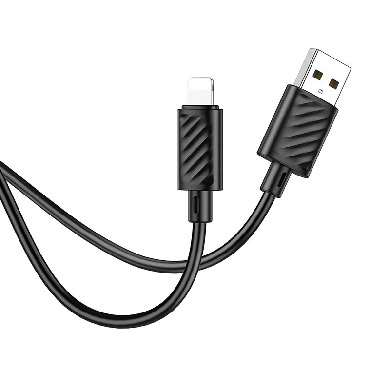 Καλώδιο Hoco X88 USB σε Lightning 2.4A Fast Charging Μαύρο 1m Καλώδιο Hoco X88 USB σε Lightning 2.4A Fast Charging Μαύρο 1m