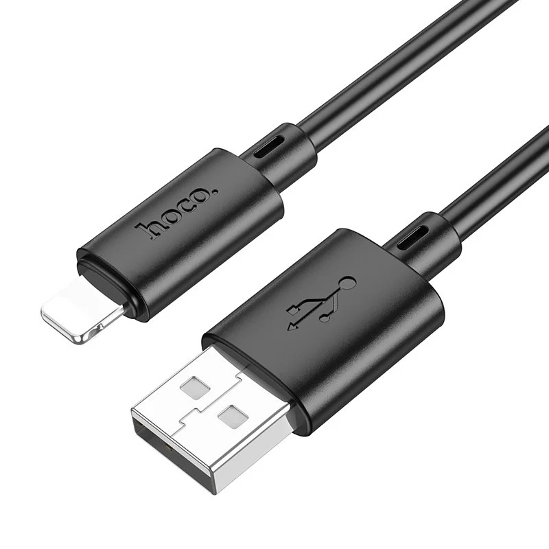 Καλώδιο Hoco X88 USB σε Lightning 2.4A Fast Charging Μαύρο 1m Καλώδιο Hoco X88 USB σε Lightning 2.4A Fast Charging Μαύρο 1m