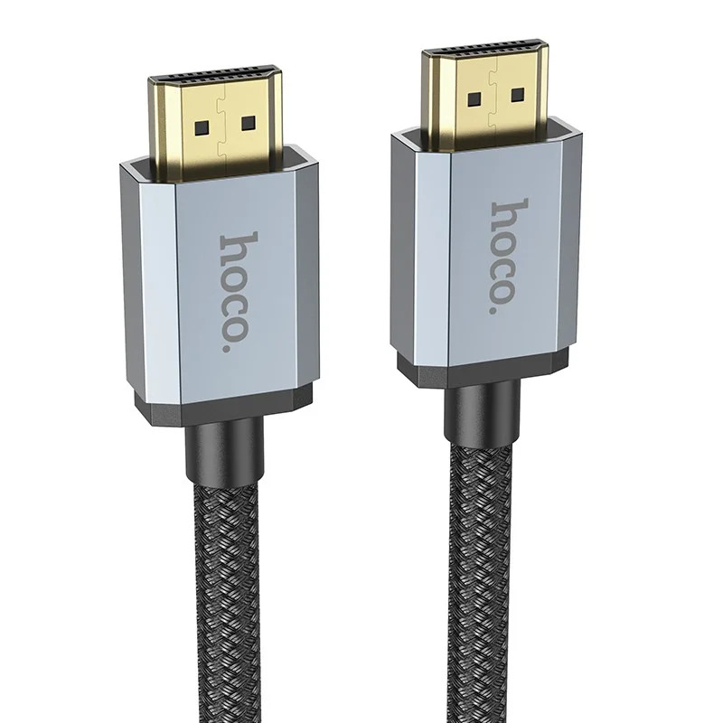 Καλώδιο σύνδεσης HDMI Hoco US03 HDMI 2.1 σε 8K 60Hz Ultra HD 48Gbps Μαύρο 2m Braided Καλώδιο σύνδεσης HDMI Hoco US03 HDMI 2.1 σε 8K 60Hz Ultra HD 48Gbps Μαύρο 2m Braided
