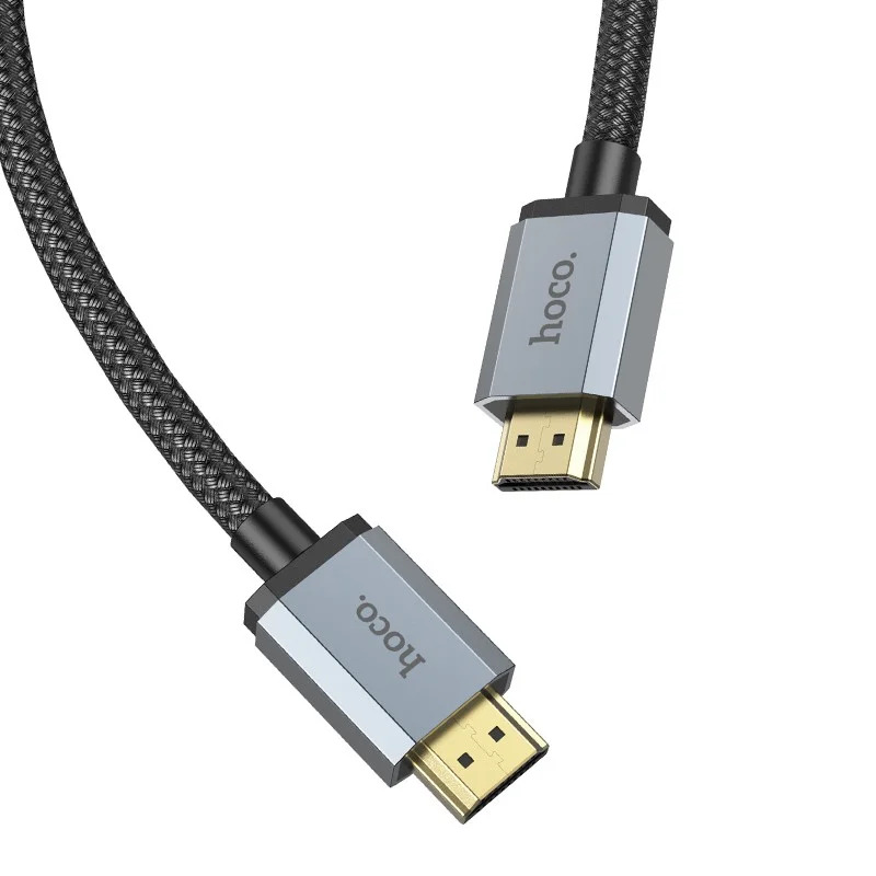 Καλώδιο σύνδεσης HDMI Hoco US03 HDMI 2.0 σε 4K 60Hz HD 18Gbps Μαύρο 1m Braided Καλώδιο σύνδεσης HDMI Hoco US03 HDMI 2.0 σε 4K 60Hz HD 18Gbps Μαύρο 1m Braided