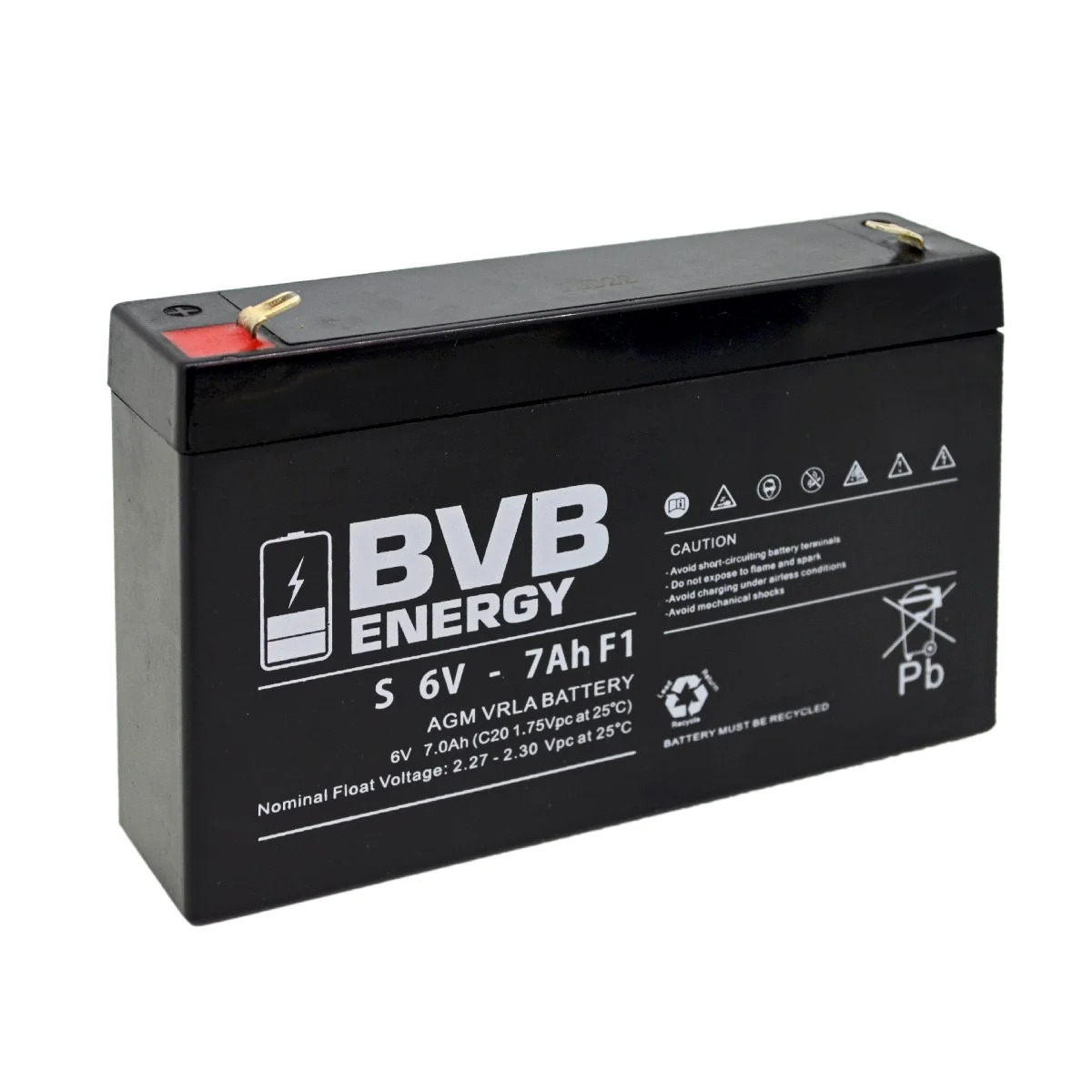Μπαταρία BVB Energy VRLA AGM SPA (12V 2.3Ah) 1.09kg 94mm x 35mm x 149mm Πόλοι: 4.8mm F1 Μπαταρία BVB Energy VRLA AGM SPA (12V 2.3Ah) 1.09kg 94mm x 35mm x 149mm Πόλοι: 4.8mm F1