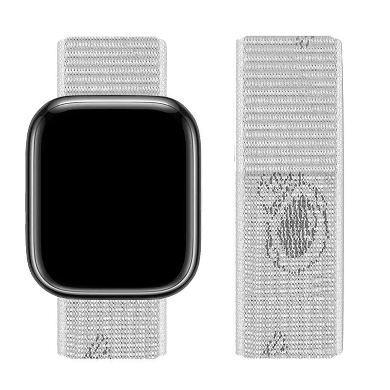 Watchband Hoco WA02 38/40/41mm από Nylon για Apple Watch series 1/2/3/4/5/6/7/8/SE Space White Watchband Hoco WA02 38/40/41mm από Nylon για Apple Watch series 1/2/3/4/5/6/7/8/SE Space White