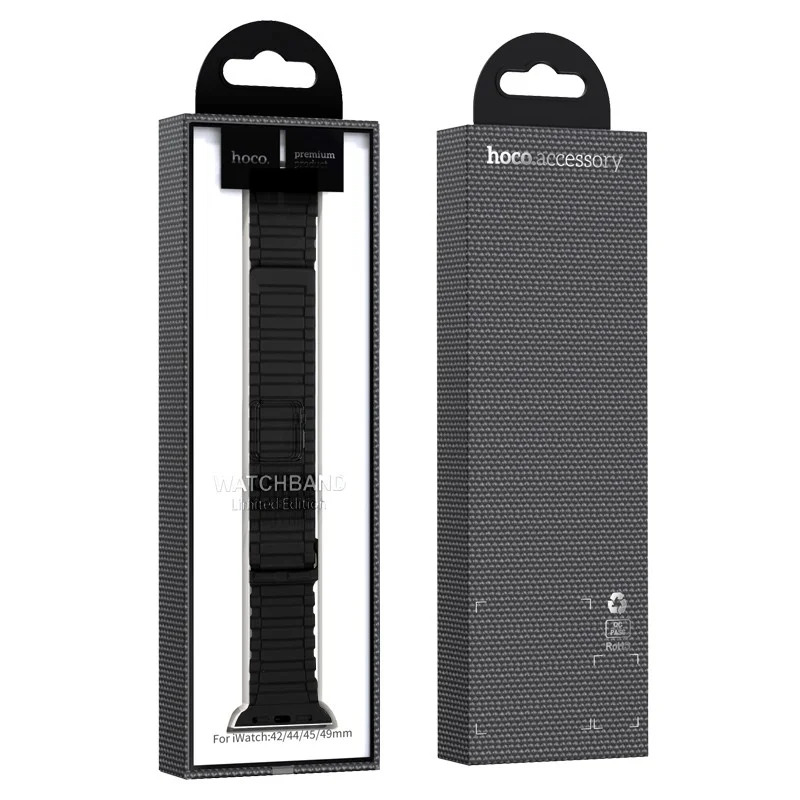 Watchband Hoco WA06 Flexible Military Pattern 42/44/45/49mm για Apple Watch 1/2/3/4/5/6/7/8/SE/Ultra Μαύρο Silicon Band Watchband Hoco WA06 Flexible Military Pattern 42/44/45/49mm για Apple Watch 1/2/3/4/5/6/7/8/SE/Ultra Μαύρο Silicon Band